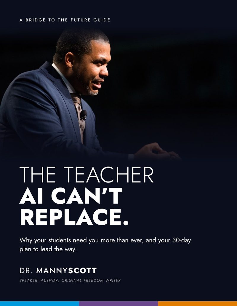 Cover of The Teacher AI Can’t Replace by Dr. Manny Scott